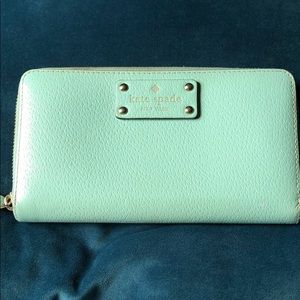 Kate spade teal wallet